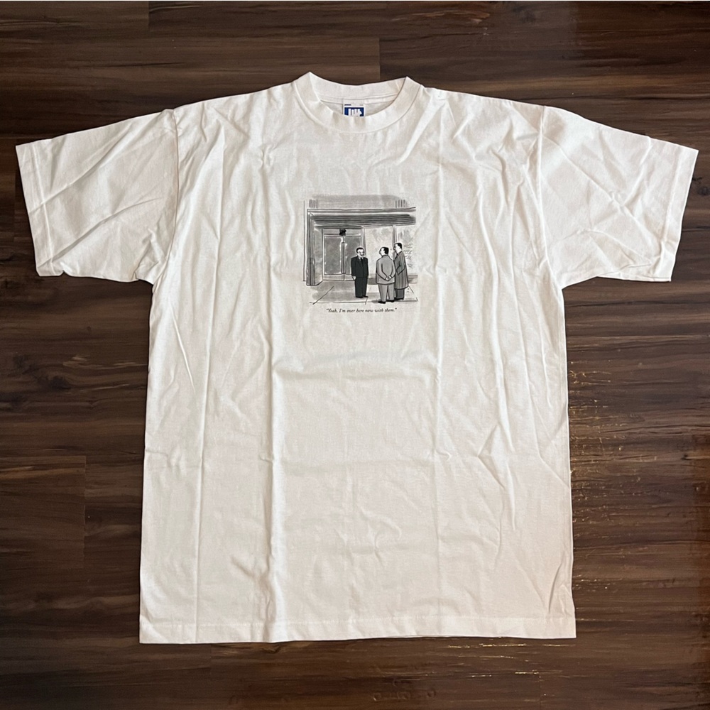UNDFTD New York Location T Shirt - Men’s XL - White and Black